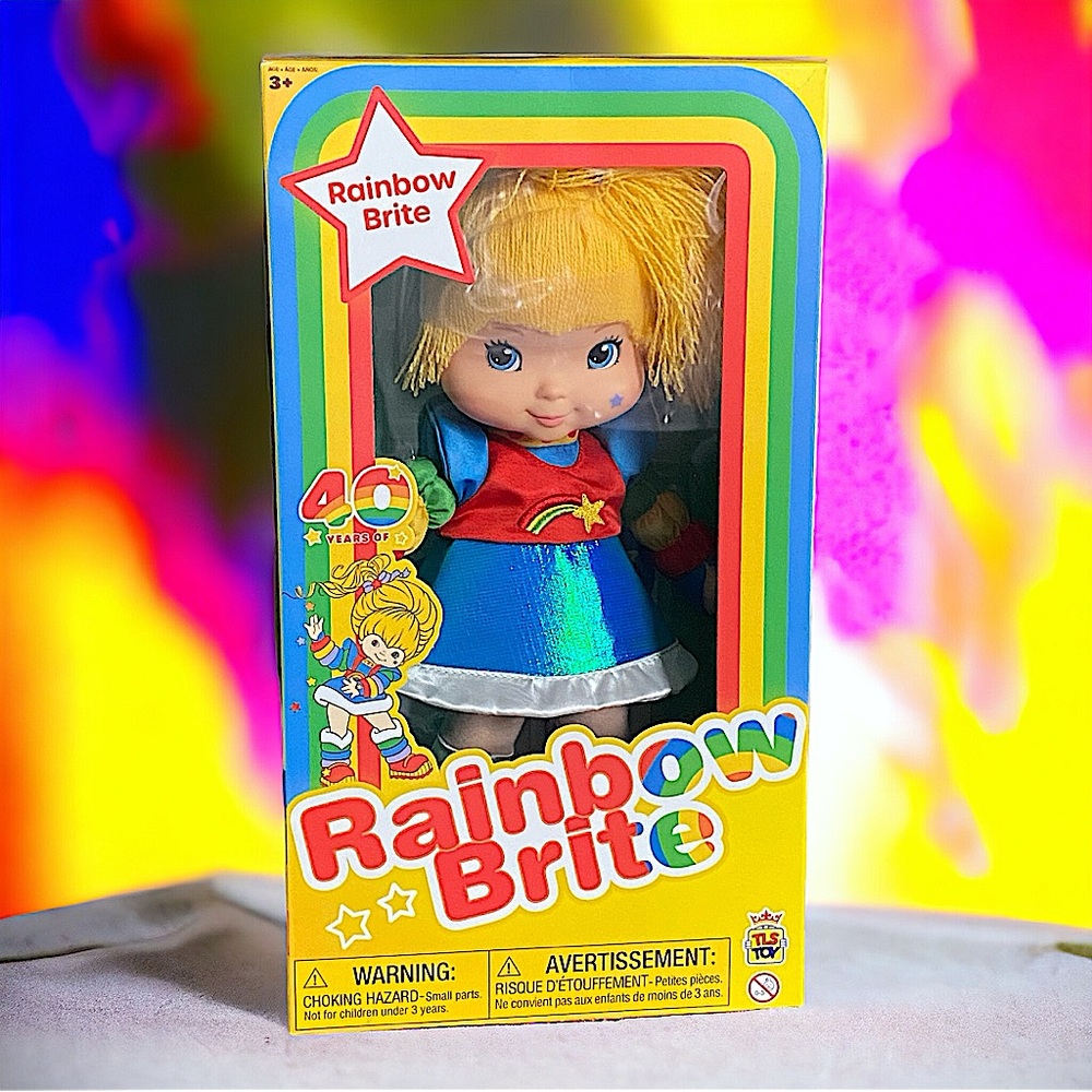 🌈 TLS TOY - Rainbow Brite - 40th Anniversary Threaded Hair Plush Doll